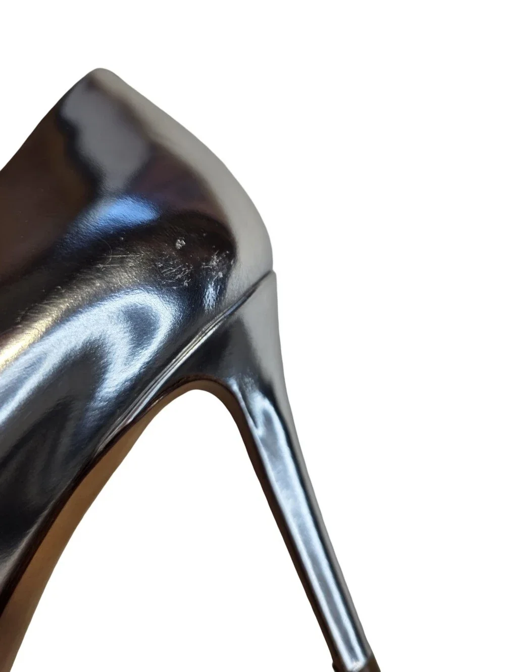 J.Crew Everly Mirror Metallic Silver Pumps Shoes Women Silver Leather Size 9 - Picture 7 of 11